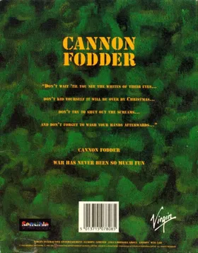 Cannon Fodder_Disk1 box cover back